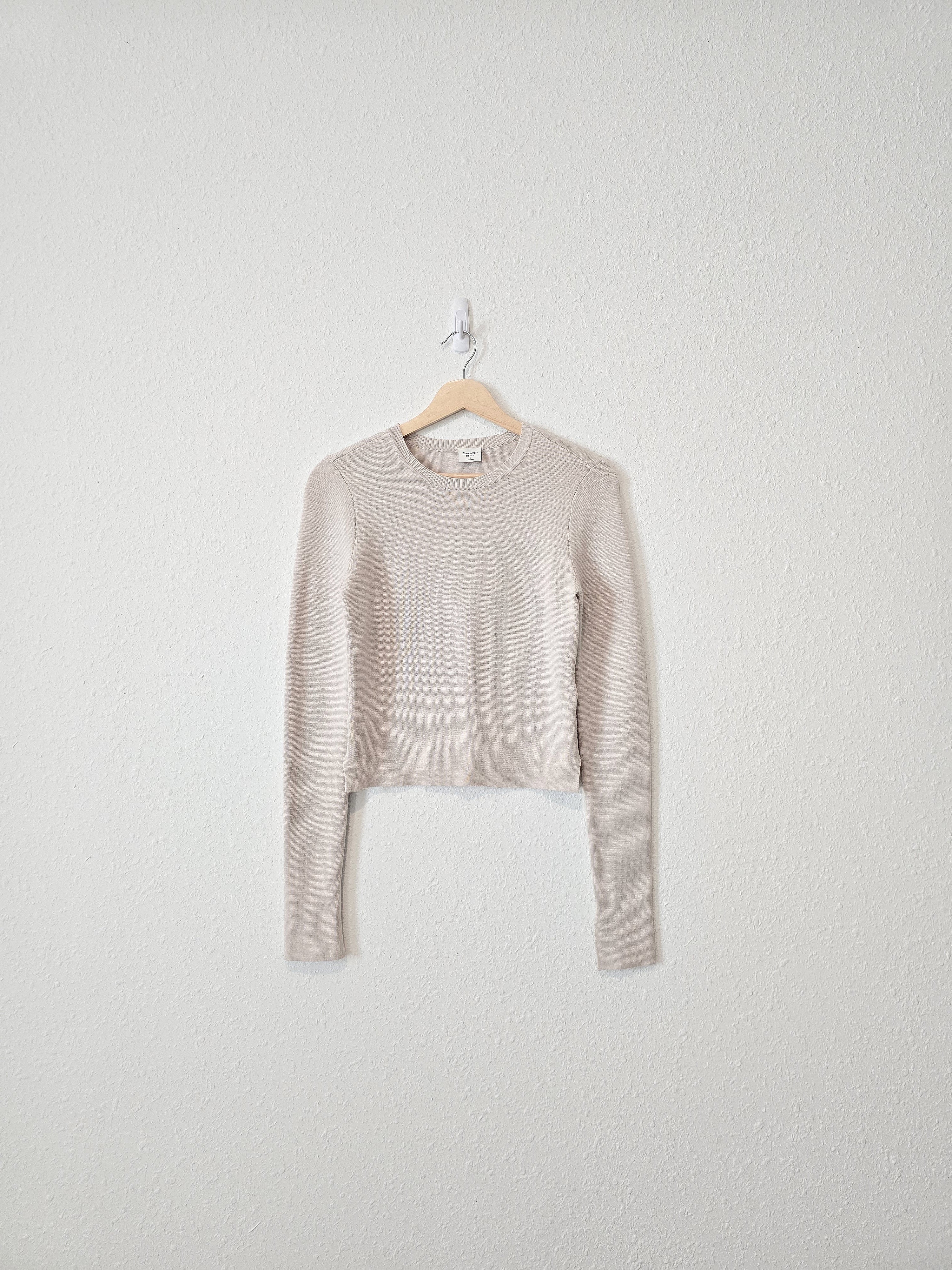 Abercrombie Crewneck Knit Top (S)