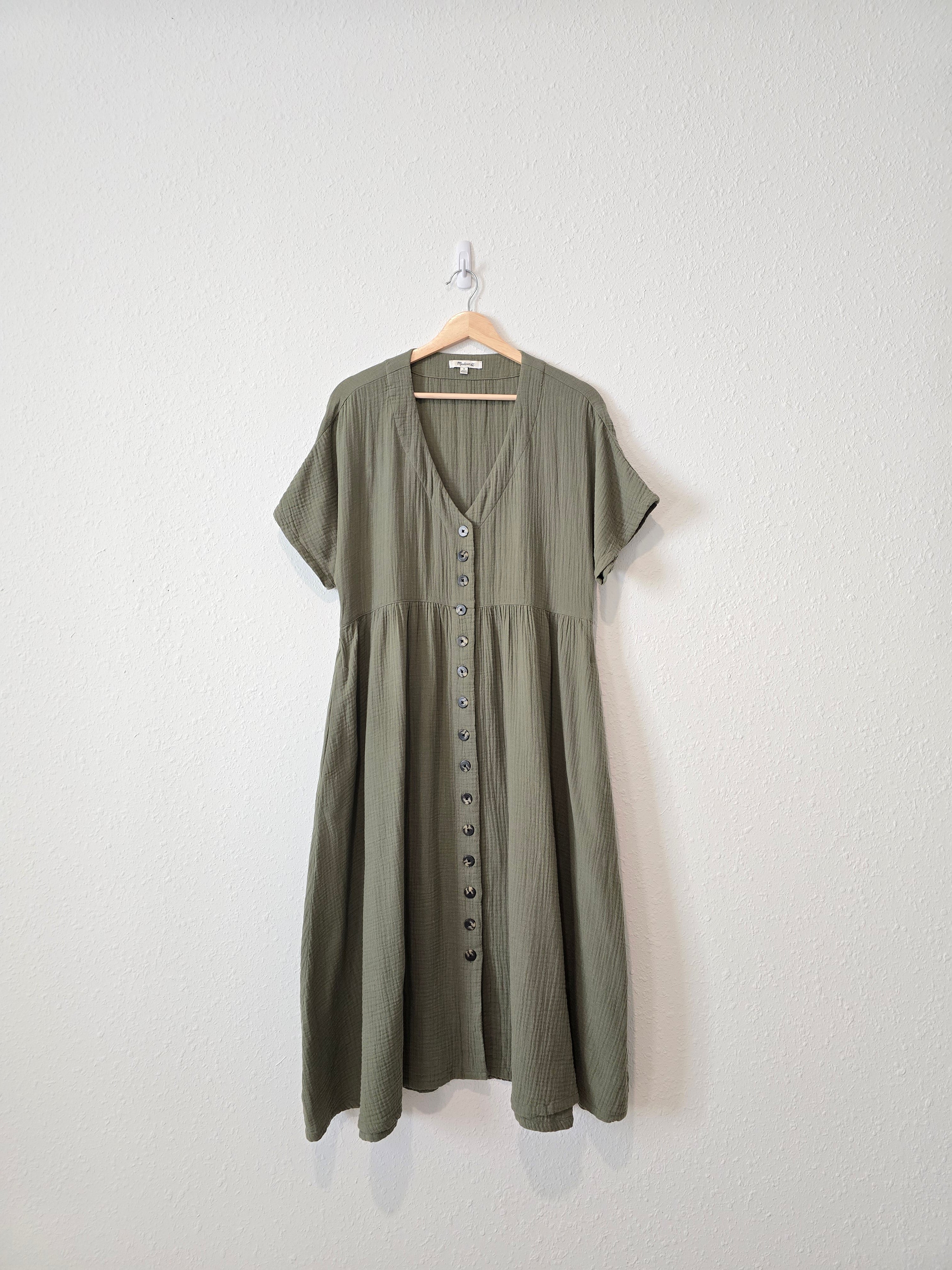 Madewell Gauze Midi Dress (M)