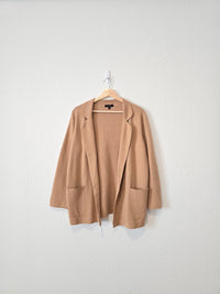 J.Crew Camel Sweater Blazer (XS)