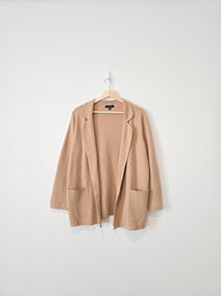 J.Crew Camel Sweater Blazer (XS)