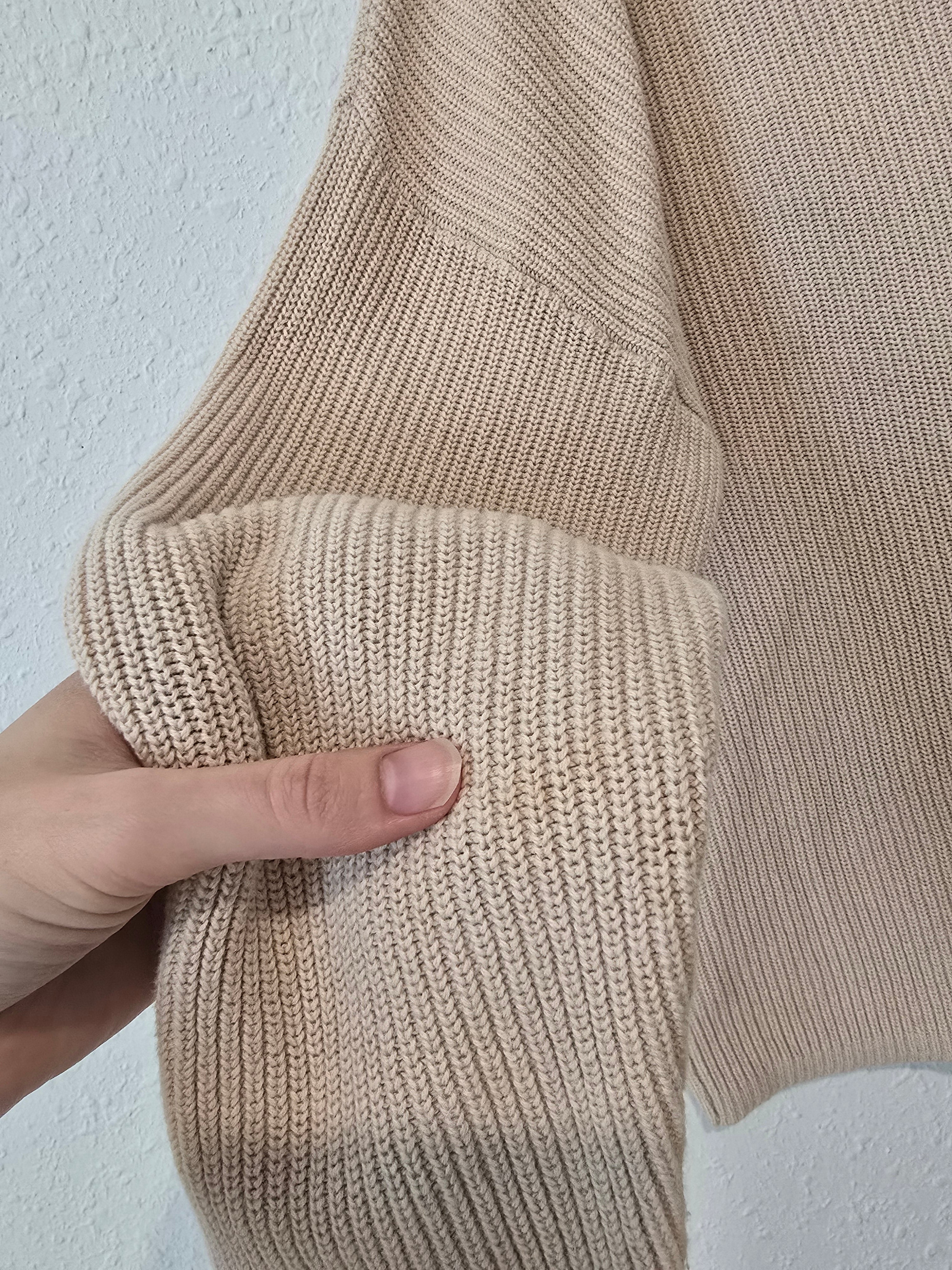 Aerie Ribbed Henley Sweater (S)