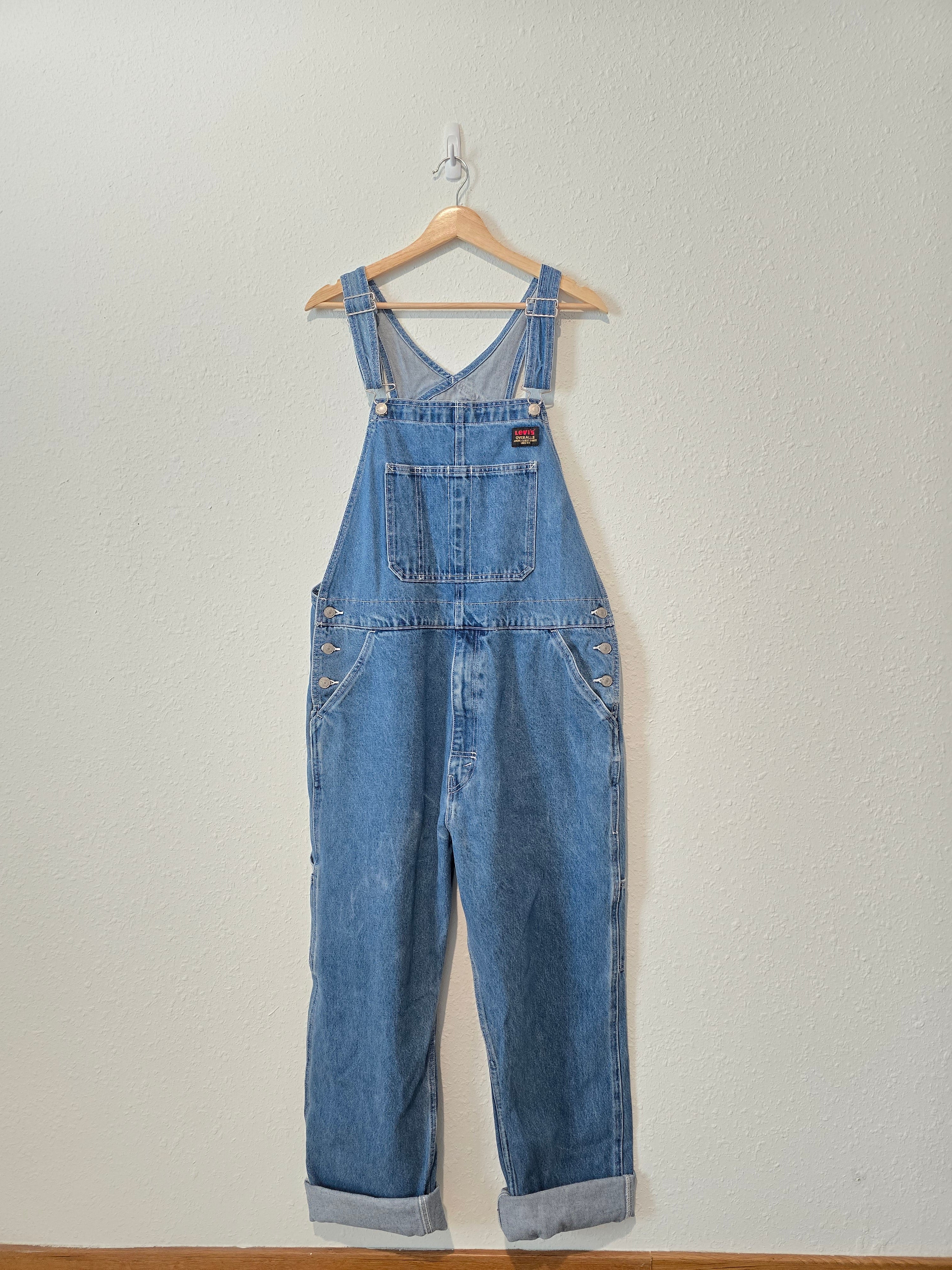 Levi's Relaxed Denim Overalls (XL)