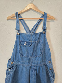Vintage Relaxed Denim Overalls (L)