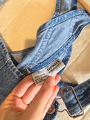 Vintage Relaxed Denim Overalls (L)