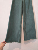 Zara Green Wide Leg Jeans (0)