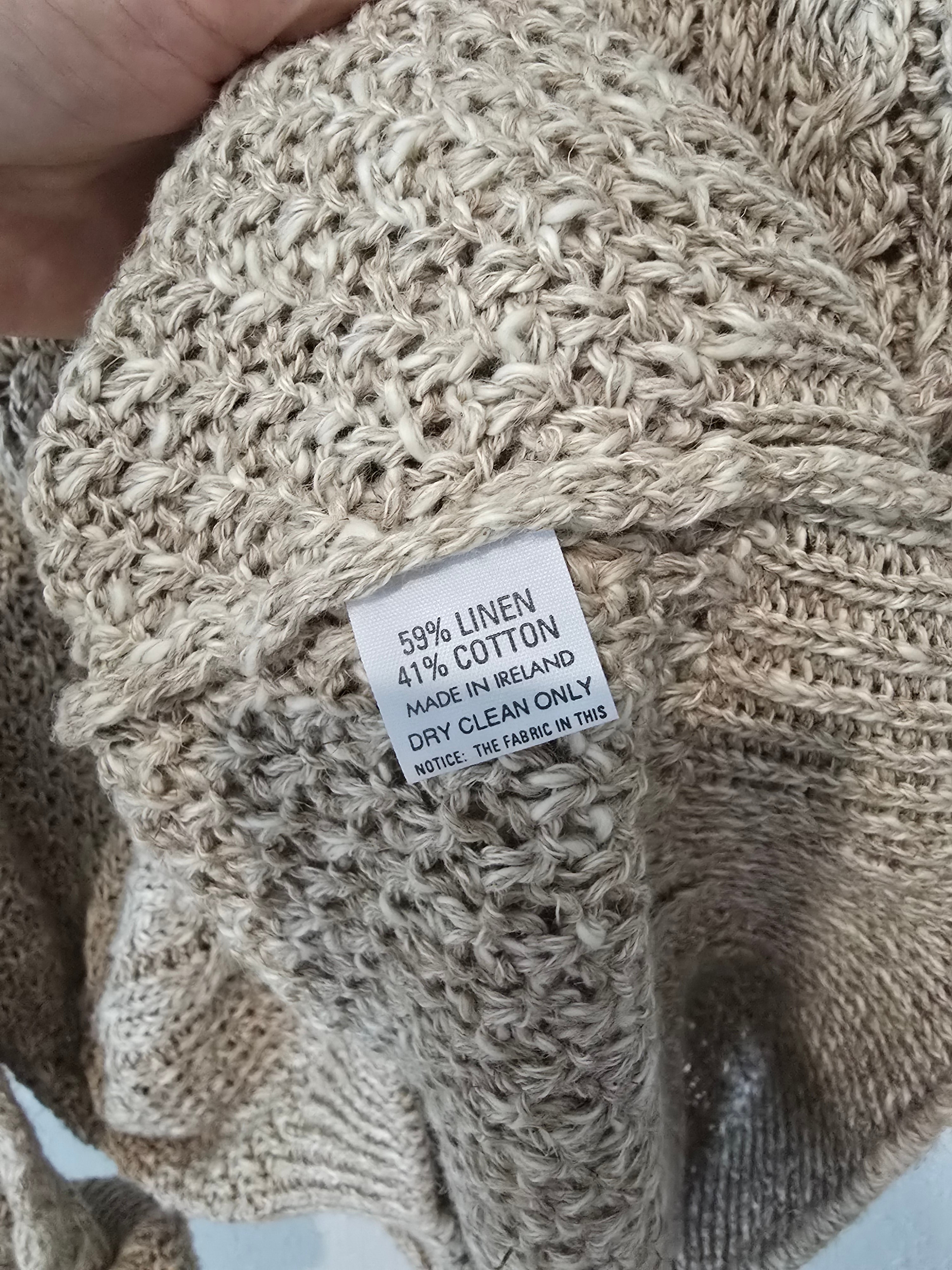 Vintage LL Bean Cotton Linen Sweater (L)