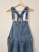 Gap Slouchy Denim Overalls (L)