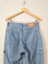 Zara Wide Leg Cargo Jeans (6)