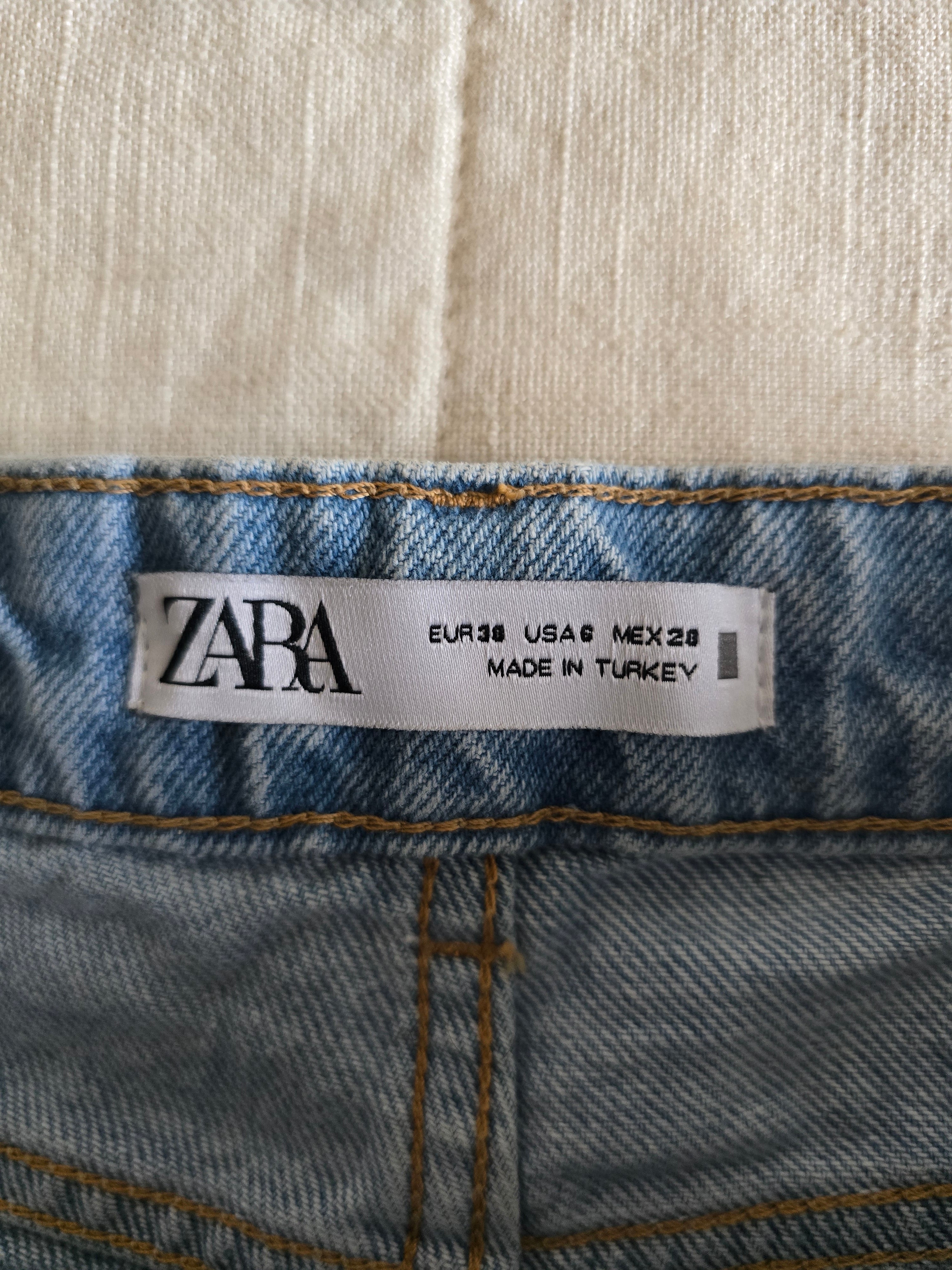 Zara Wide Leg Cargo Jeans (6)