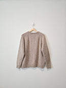 Vintage LL Bean Oatmeal Wool Sweater (XL)