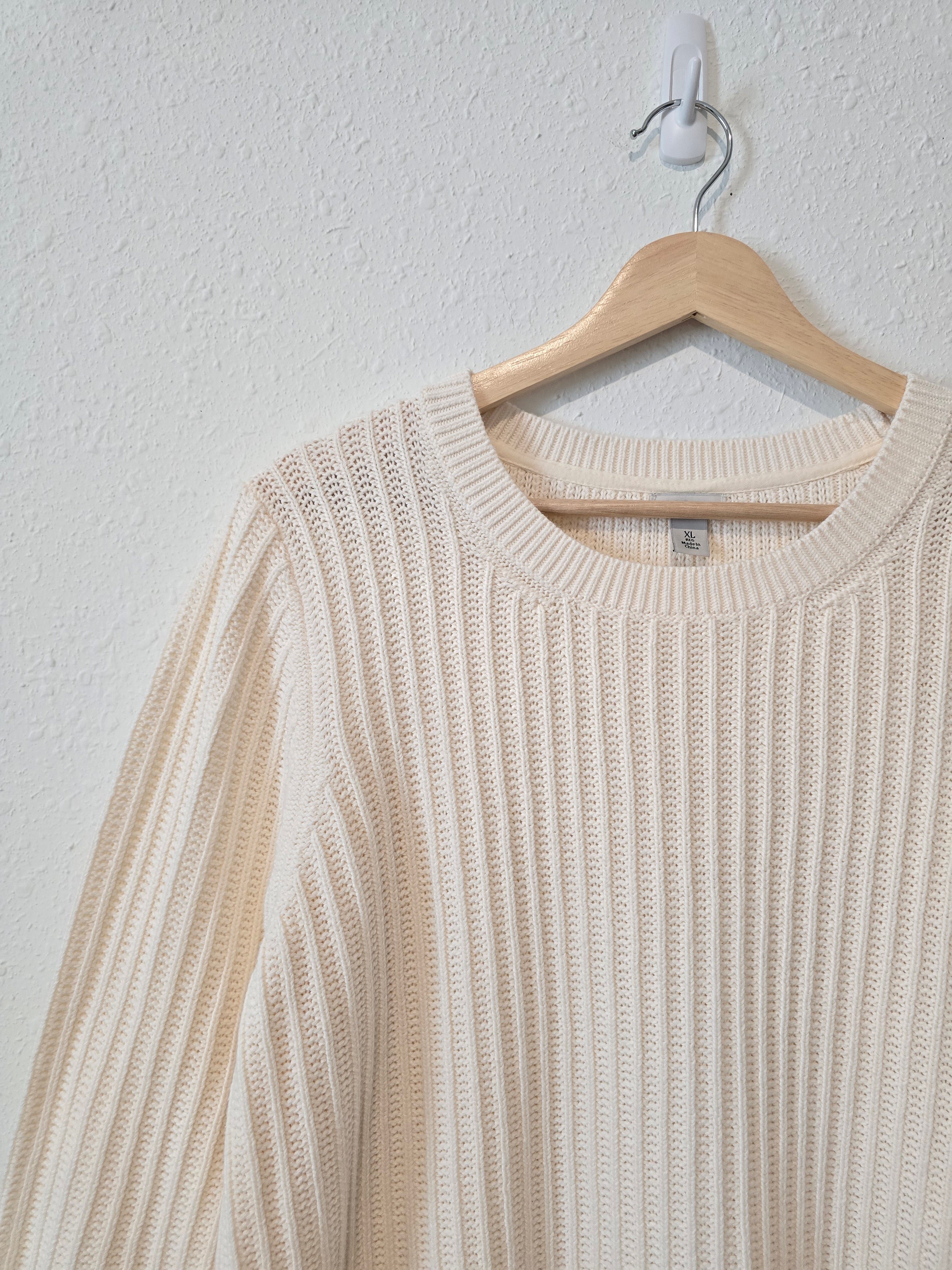 LL Bean Cotton Crewneck Sweater (XL)