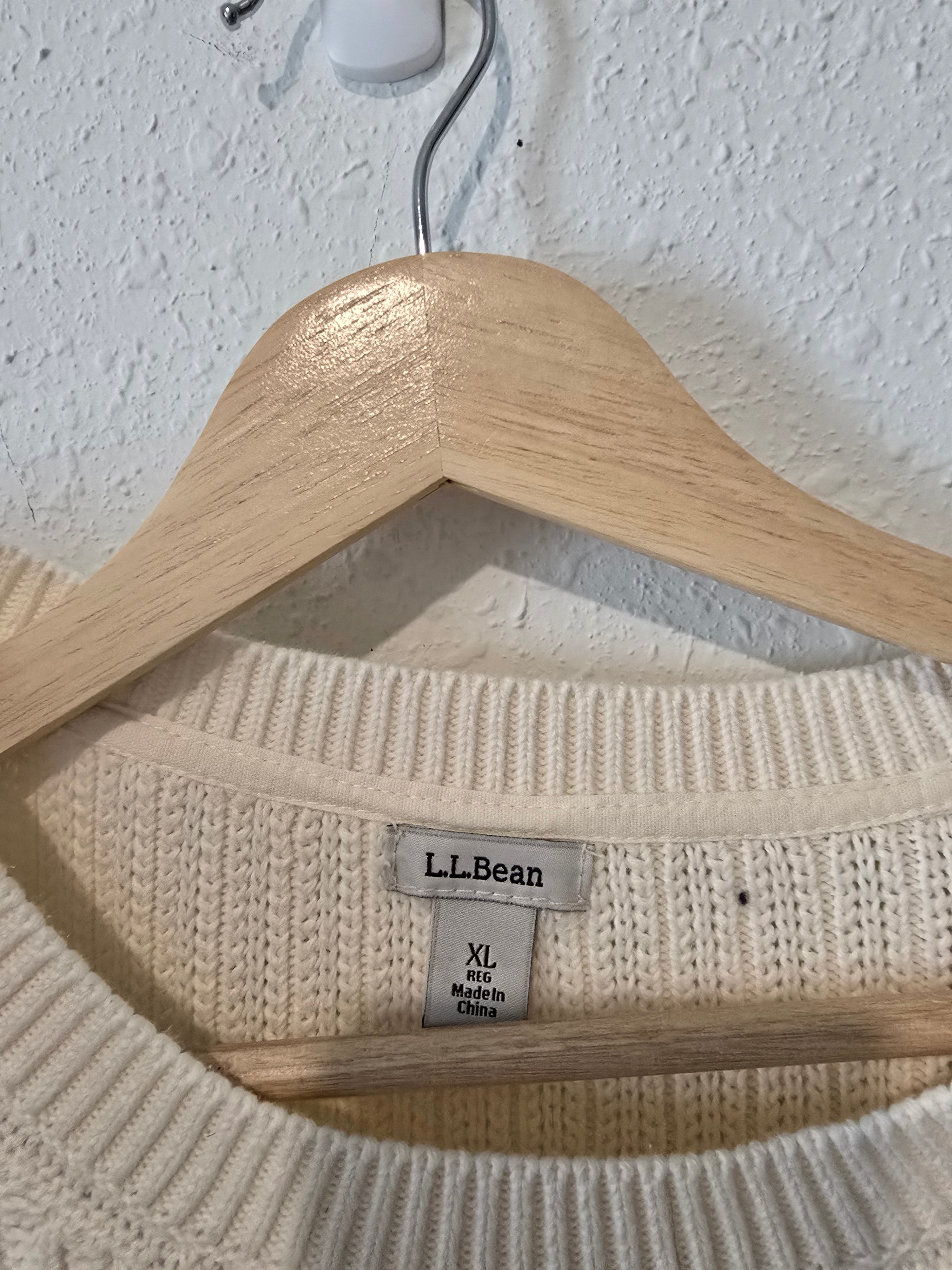 LL Bean Cotton Crewneck Sweater (XL)