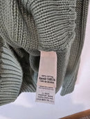 LL Bean Green Cable Knit Sweater (3X)