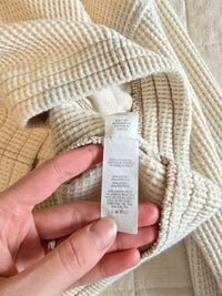 Aerie Waffle Quarter Zip Pullover (S)