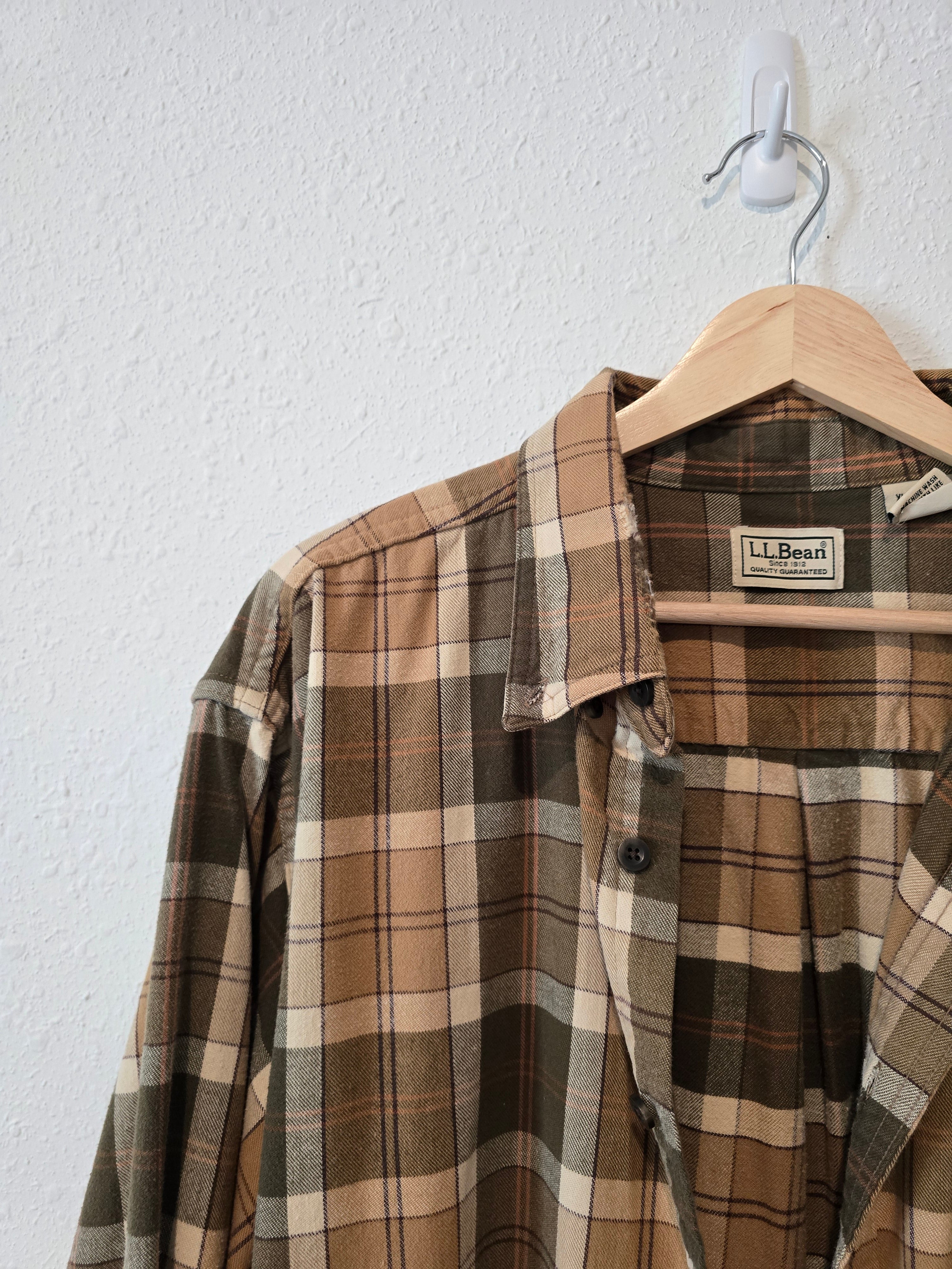 Vintage LL Bean Plaid Flannel (XL)