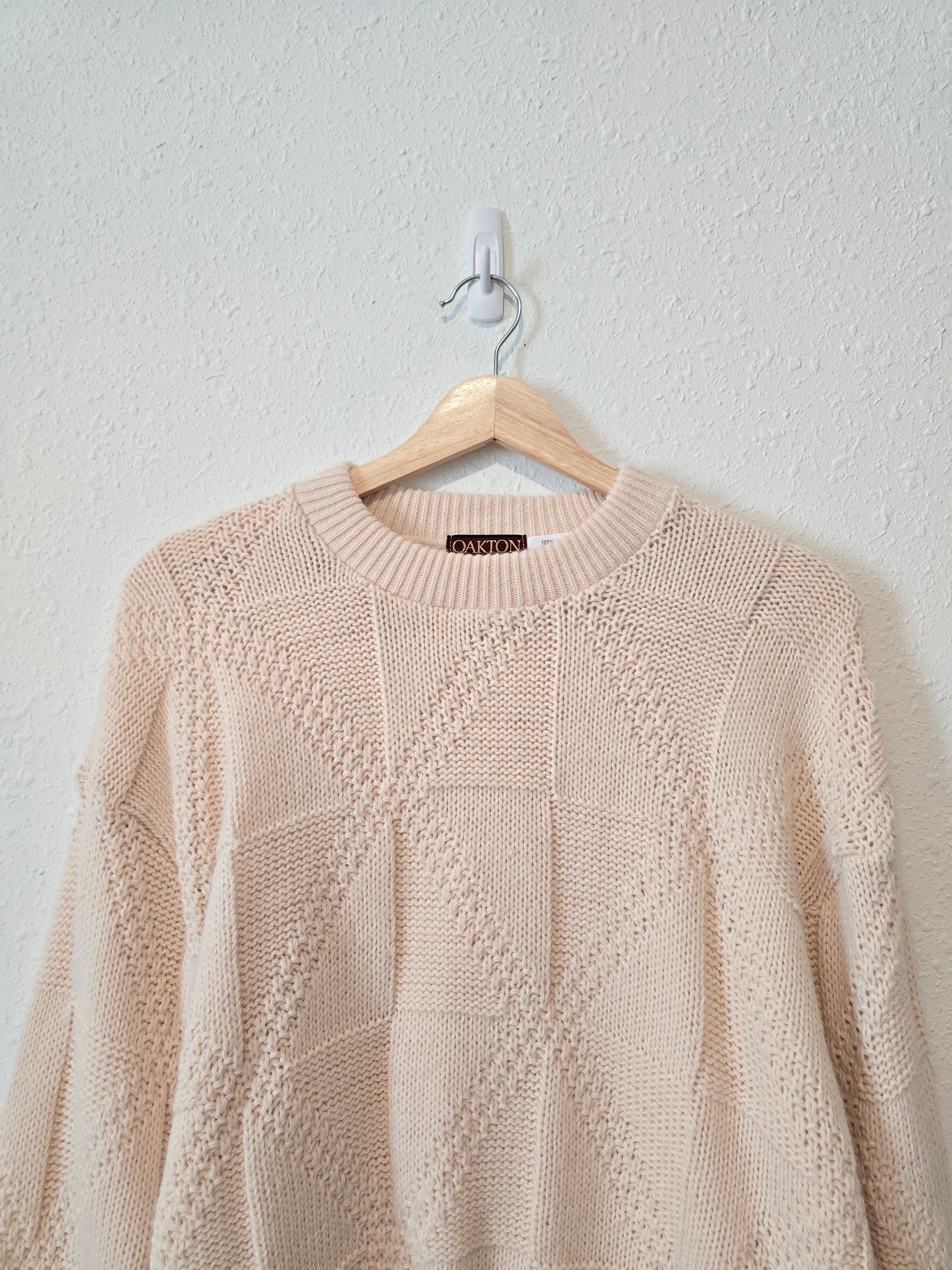 Vintage Cream Crewneck Sweater (XL)