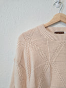 Vintage Cream Crewneck Sweater (XL)