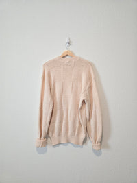 Vintage Cream Crewneck Sweater (XL)