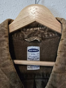 Vintage Brown Cord Button Up (XXL)