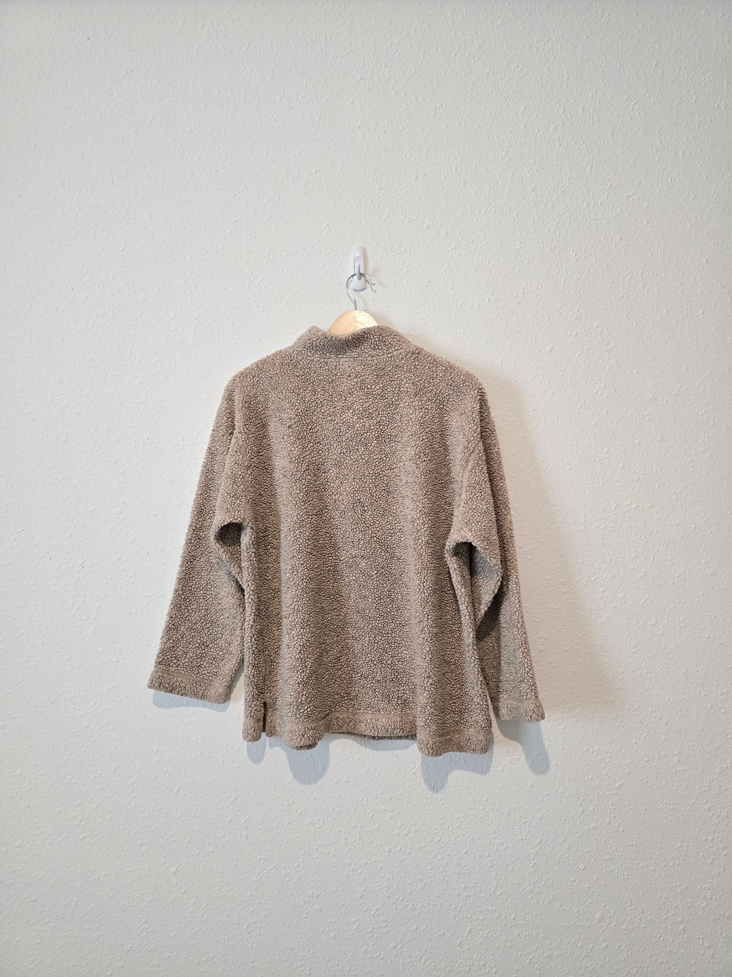 Vintage LL Bean Sherpa Pullover (M)
