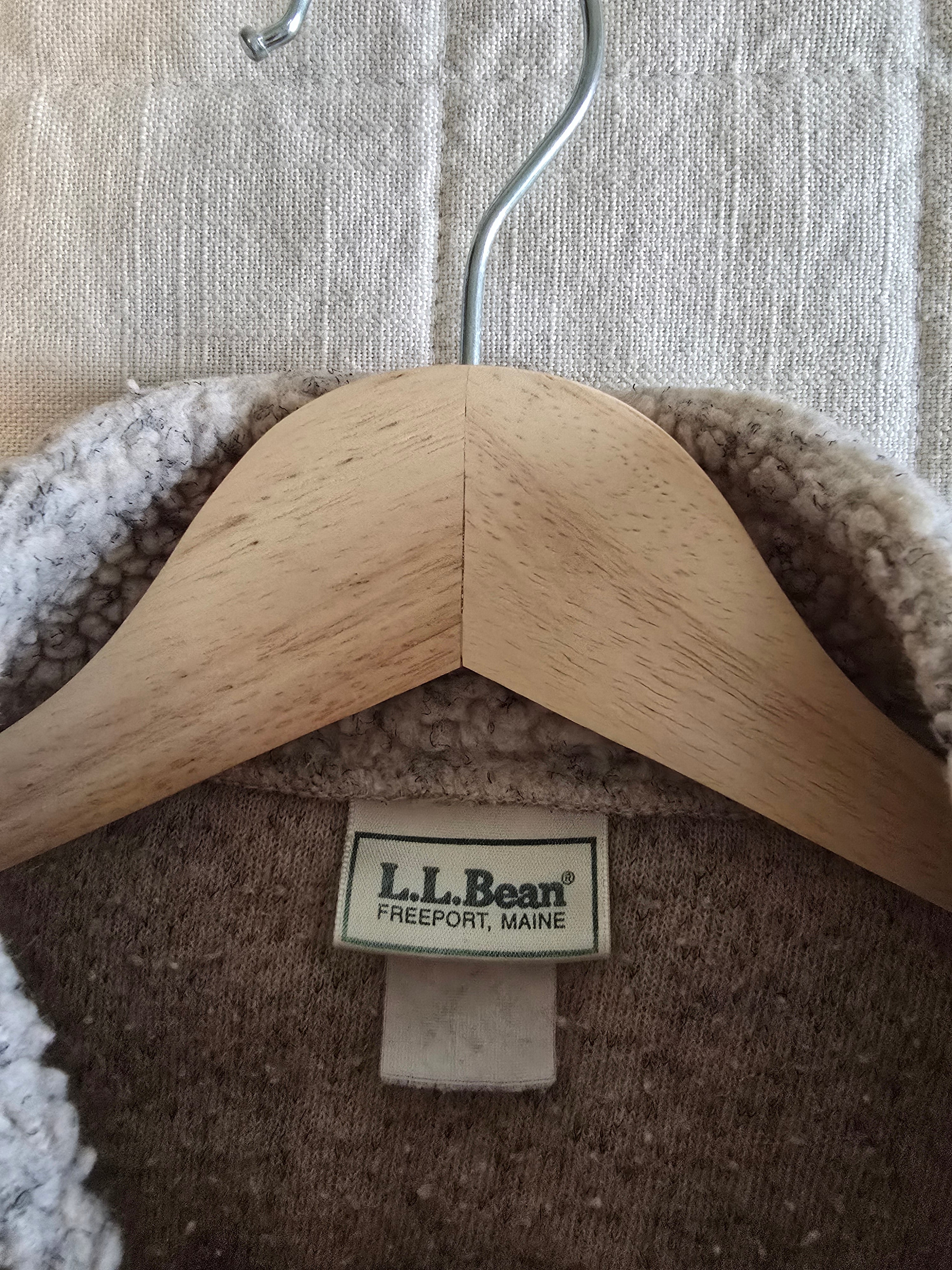 Vintage LL Bean Sherpa Pullover (M)