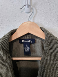 Vintage Cotton Cord Button Up (2X)