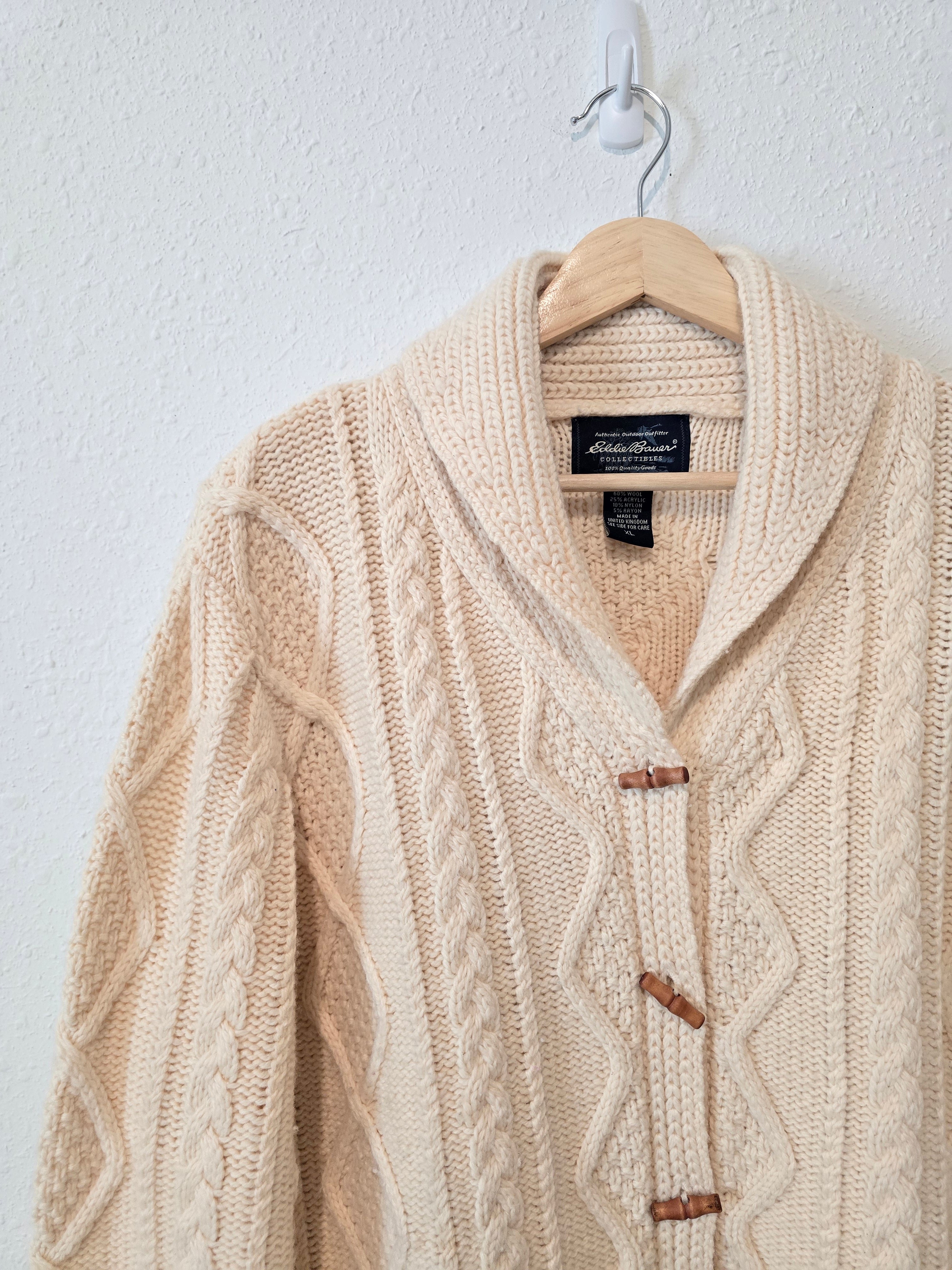 Eddie Bauer Cable Knit Sweater (XL)