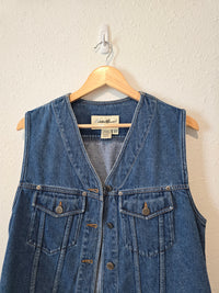 Vintage Eddie Bauer Denim Vest (S)