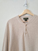 Vintage Eddie Bauer Henley Sweater (L)