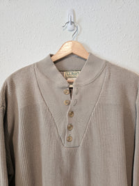 Vintage LL Bean Knit Henley (L)