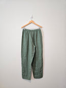 Flax Straight Linen Pants (L)