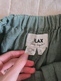 Flax Straight Linen Pants (L)