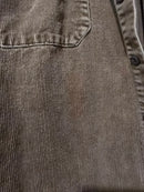 Vintage Brown Cord Button Up (XXL)