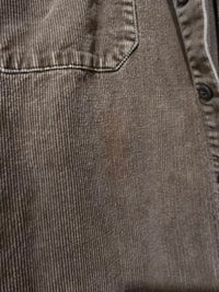 Vintage Brown Cord Button Up (XXL)