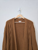 LL Bean Cable Knit Cardigan (XL)