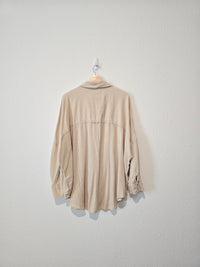 Oversized Button Up Shirt (M)