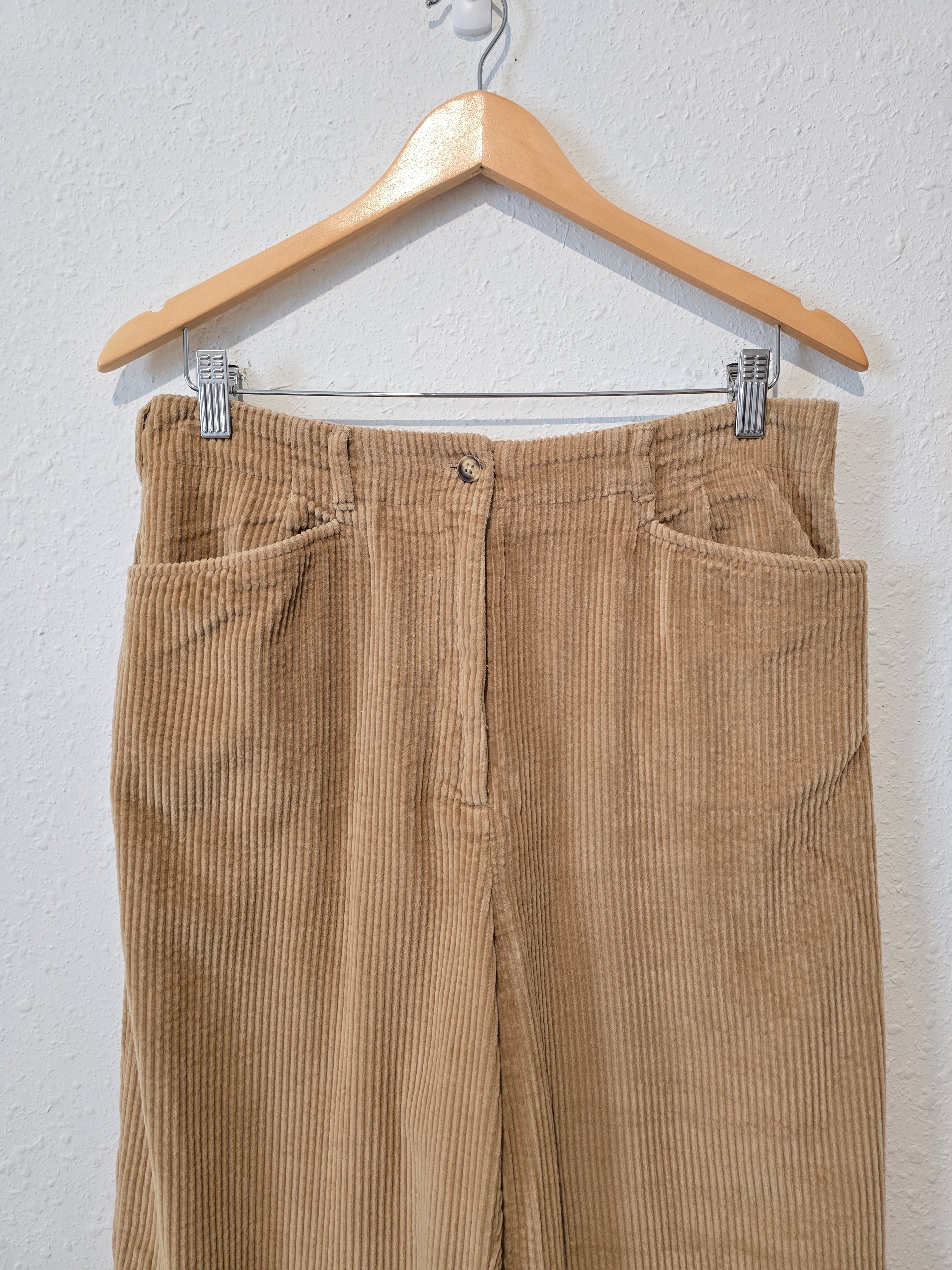 Vintage Corduroy Straight Pants (31)