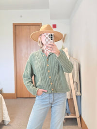 Vintage LL Bean Button Up Sweater (S)