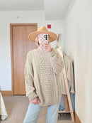 Vintage LL Bean Cotton Linen Sweater (L)