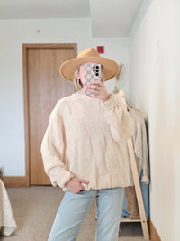 Vintage Cream Crewneck Sweater (XL)