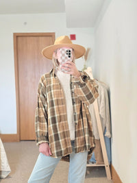 Vintage LL Bean Plaid Flannel (XL)