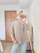 Vintage LL Bean Sherpa Pullover (M)