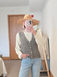 Vintage Knit Sweater Vest (M)