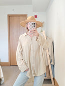 Oversized Button Up Shirt (M)