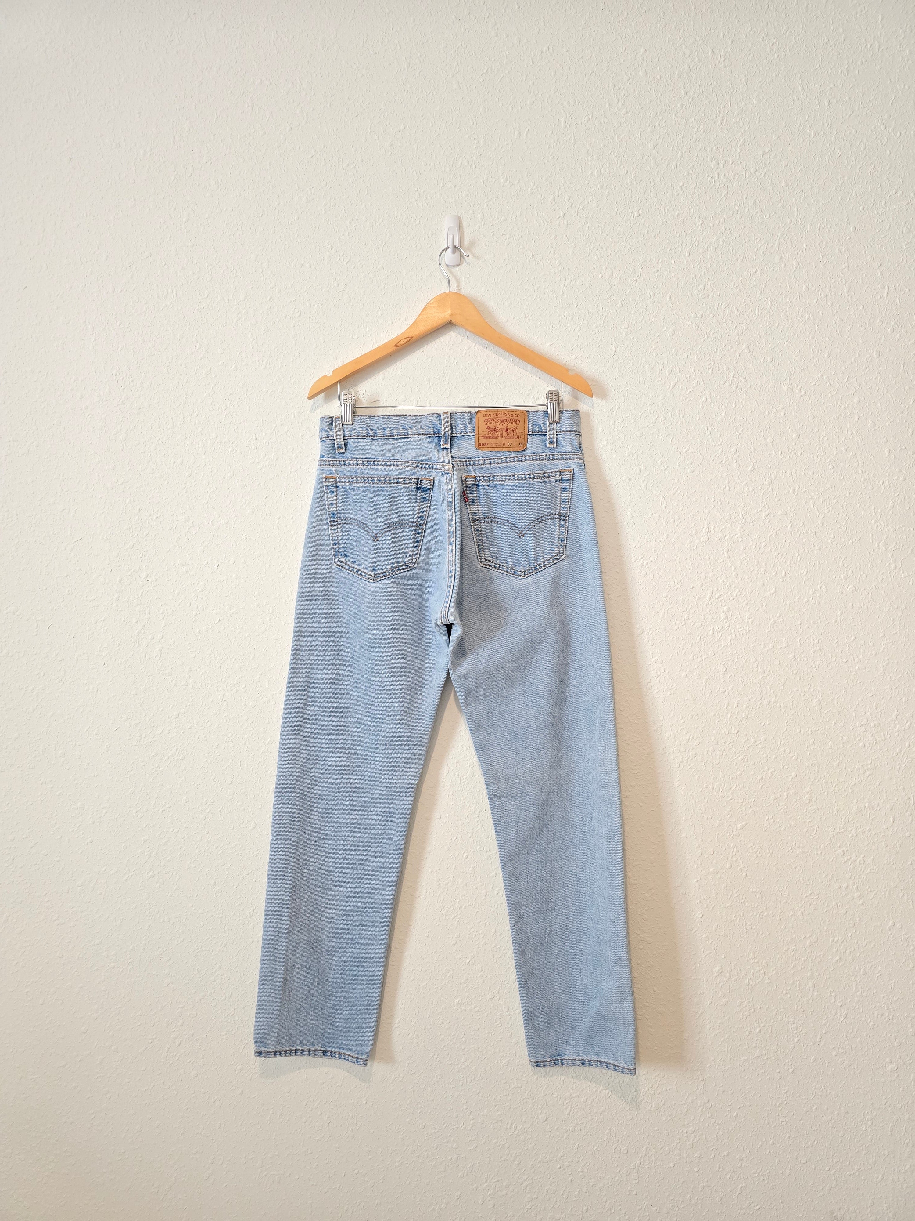 Levi's Light Wash Straight Jeans (31)