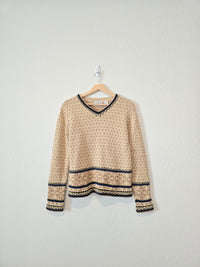 Vintage Fairisle Sweater (M)