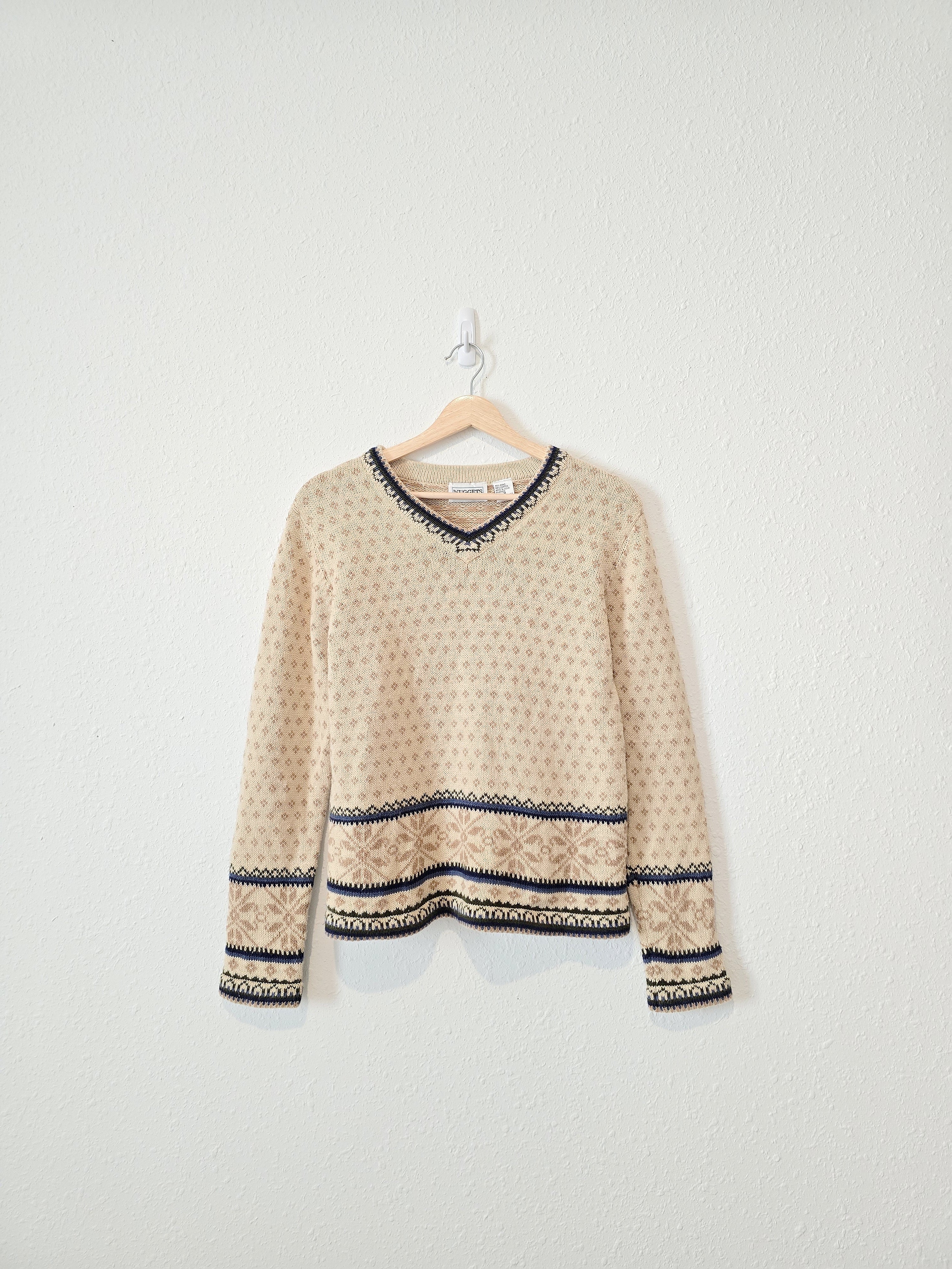 Vintage Fairisle Sweater (M)