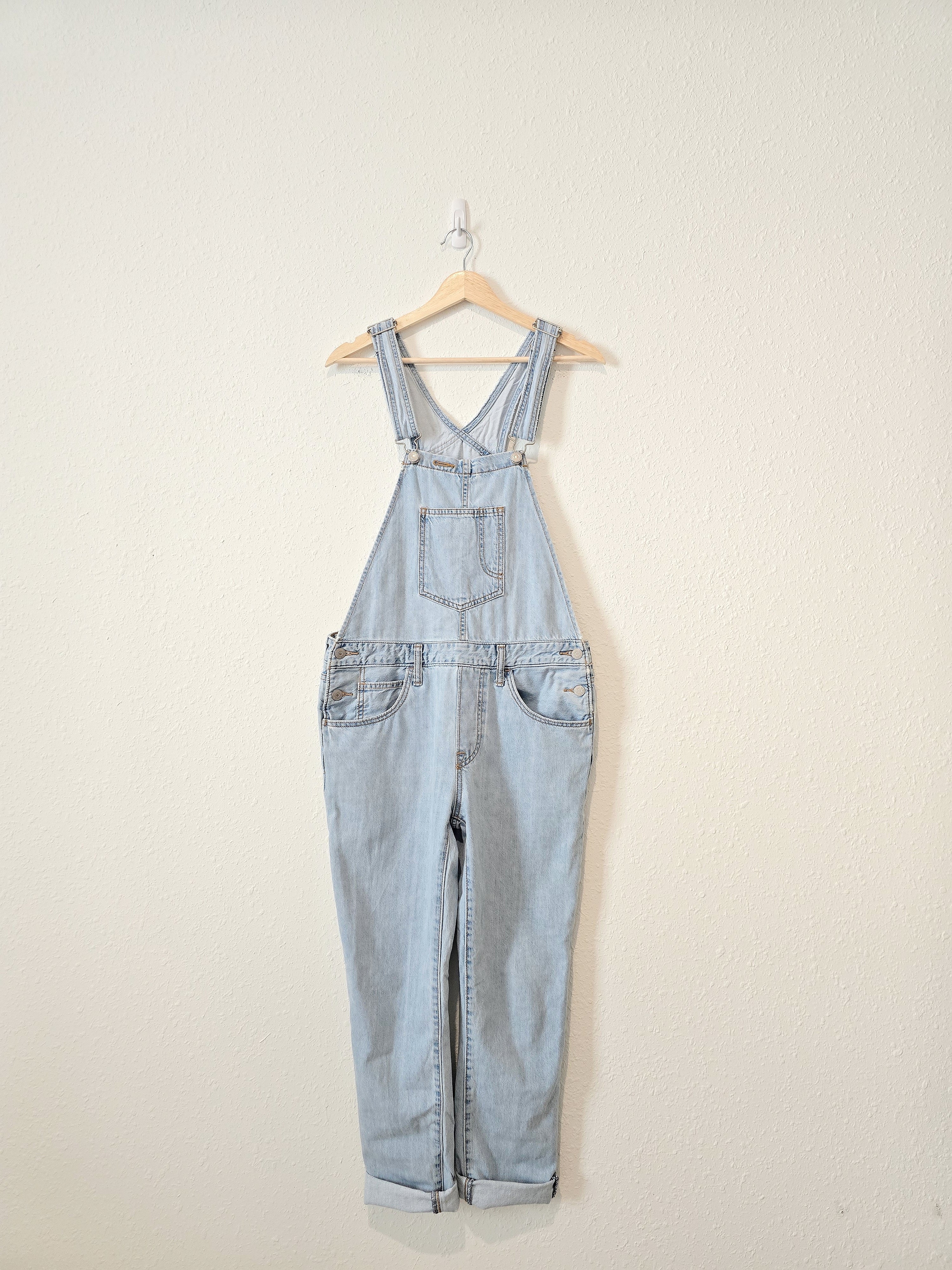 Levi's Light Wash Denim Overalls (M)