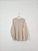 Vintage LL Bean Cotton Linen Sweater (L)