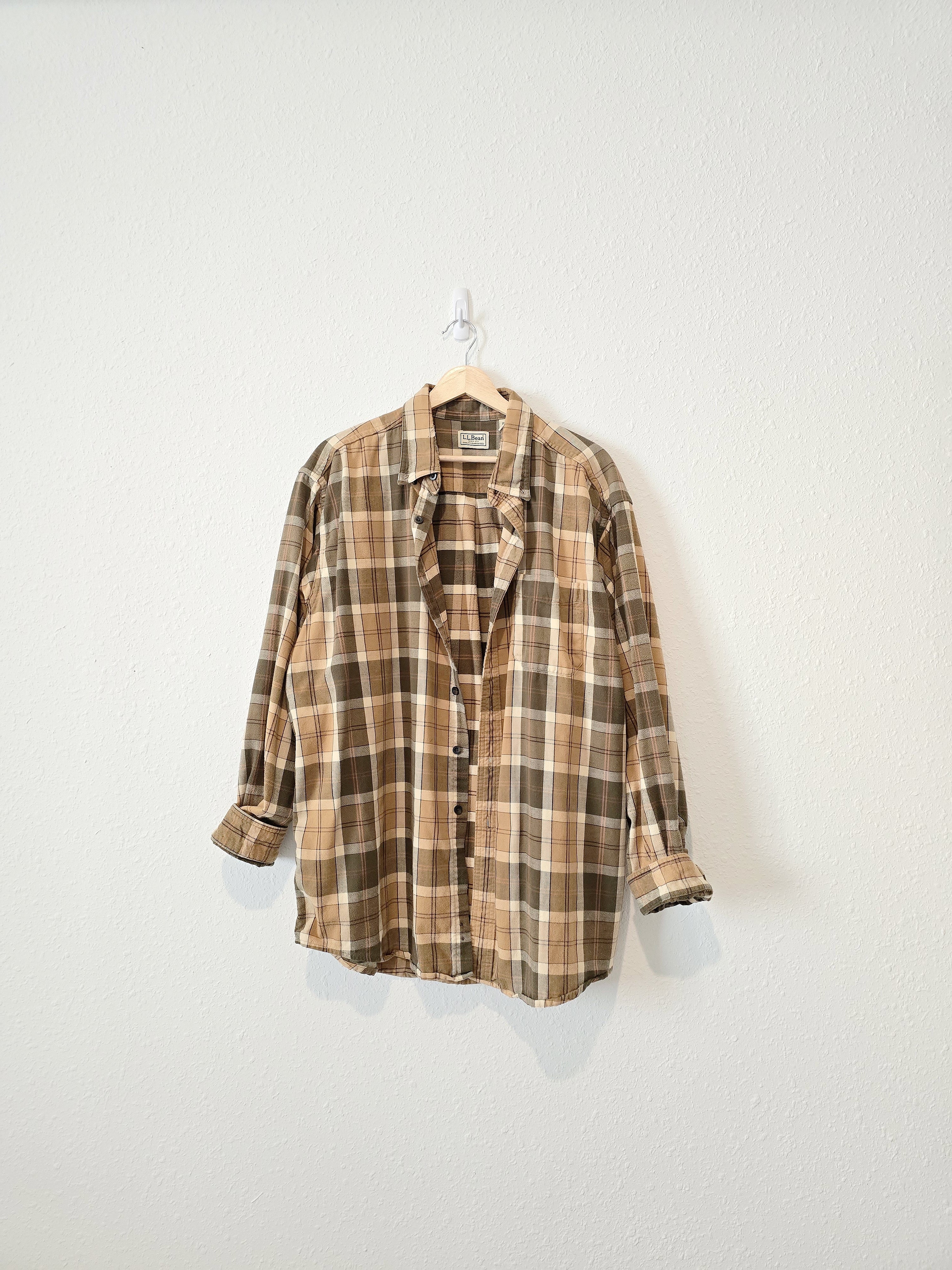 Vintage LL Bean Plaid Flannel (XL)